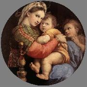 RAFFAELLO Sanzio Madonna della Seggiola oil